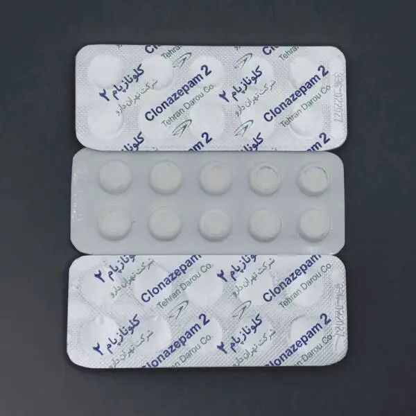 Clonazepam 2mg Tablets - Tehran Darou Co.