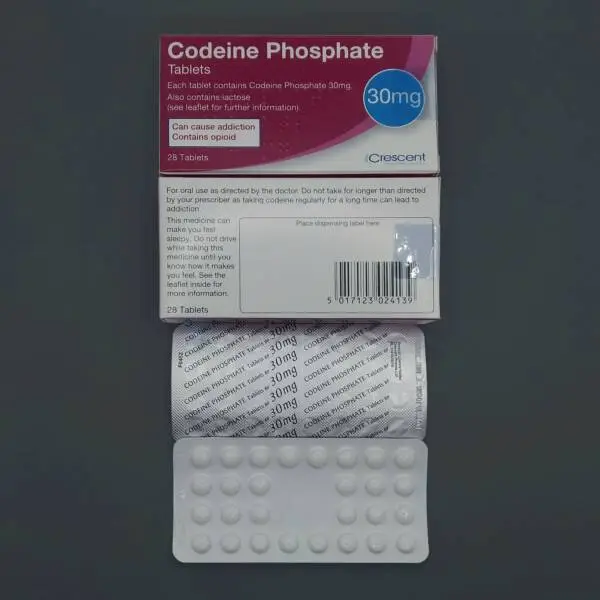 Codeine Phosphate 30mg Tablets - Crescent